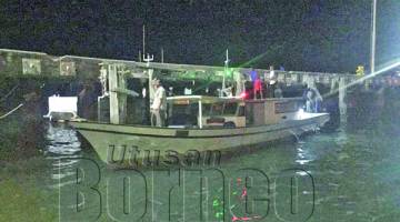 BOT nelayan yang ditahan PPM Kudat dalam Ops Gelora.