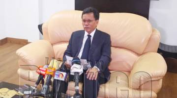 SHAFIE ketika sidang media pagi ini.