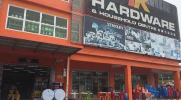 DI SINI: TK Hardware di Jalan Tunku Abdul Rahman bersebelahan Star Mega Mall.