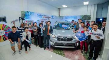 CANGGIH: Pelanggan di Sabah kini boleh menempah Subaru Forester yang dikeluarkan dalam tiga varian.