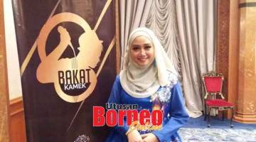 MAHU TERUS JADI PENYANYI: Lydia Shafrina Suhaili, juara program realiti pertama Bakat Kamek 2019  kategori nyanyian. 