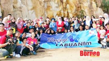 LABUANFM: Para peserta Sinergi Labuanfm di Tanjung Kubong.