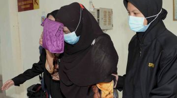 TIDAK MENGAKU SALAH: Noorlida mengaku tidak bersalah di Mahkamah Sesyen Alor Setar semalam atas enam pertuduhan menerima rasuah berjumlah RM6,837 pada 2014 dan 2015. — Gambar Bernama