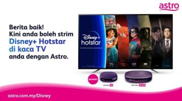 BAHARU: Astro kini memperkenalkan aplikasi Disney+ Hotstar di Ulti Box.