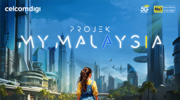 Poster filem generatif AI sumber ramai yang pertama di Malaysia berjudul ‘Projek My Malaysia’.