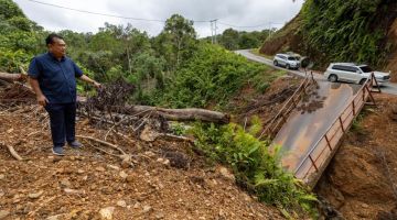 Nanta ngabas Jematan Nanga Tisa di Sungai Yong, Kapit ti runtuh kena 4 mac apin lama