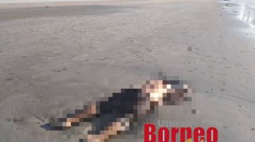 MAUT: Mangsa ditemukan maut di tepi pantai.