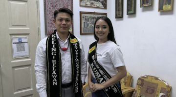 Pemenang Keling/Belawan 2023 Jhonson Elson bersama Kumang Iban 2023 Esther Mira memberi galakan kepada gadis dan pemuda di luar sana untuk menyertai pertandingan tersebut.