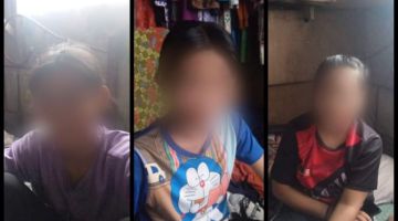 SELAMAT: Tiga remaja ditemukan selamat di Sandakan.