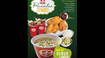 ISTIMEWA RAMADAN: Hidangan kombo Ramadan bersama Bubur Lambuk di SugarBun.