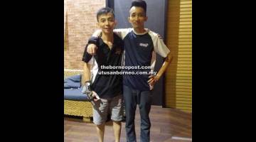 JUARA: Pemain Elite, Lim Cho Kwang (kiri) dan Adrian Koh.