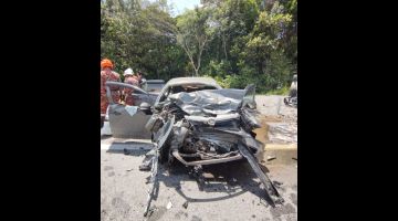 Nahas jalan raya di Jalan Selangau, hari ini menyebabkan seorang kanak-kanak perempuan berusia lapan tahun meninggal dunia.