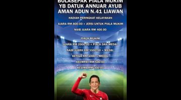 BOLA SEPAK: Risalah Pertandingan Bola Sepak Piala Mukim YB Datuk Annuar.