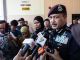 Mohd Yusri menjawab pertanyaan media mengenai insiden dua helikopter bertembung dan terhempas di Pangkalan Tentera Laut Diraja Malaysia (TLDM), hari ini.-Gambar BERNAMA