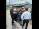 Penunggang motosikal warga asing ditahan kerana menunggang motosikal disyaki dicuri ketika rondaan dilakukan oleh JPJ di Serian, Isnin lalu.